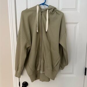 American Eagle Outfitters Oversized Sage Green Hoodie